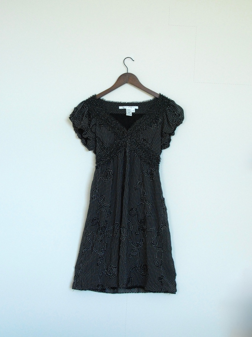 Vintage Max Studio Polka Dot Mini Dress